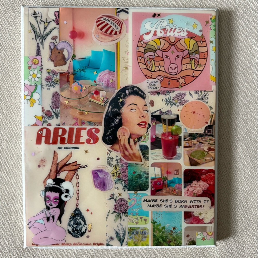 Resin Aries artwork - one of a kind